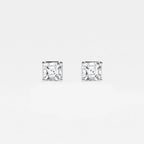 Asscher Lab Grown Diamond Solitaire Stud Earrings