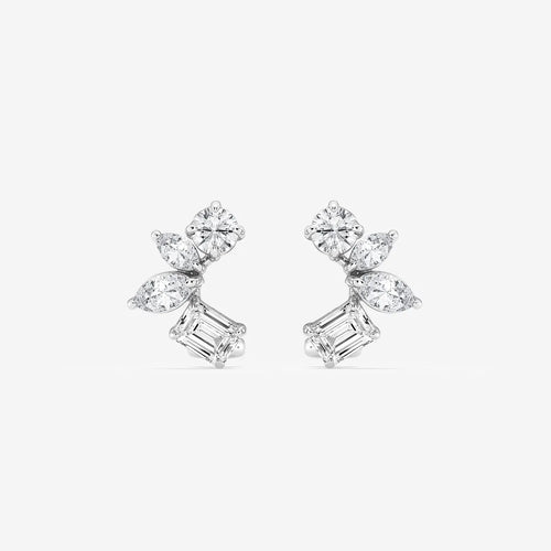 Multi-Shape Lab Grown Diamond Earrings