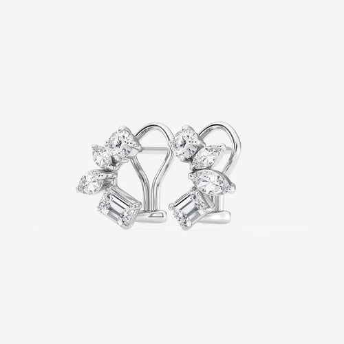 Multi-Shape Lab Grown Diamond Earrings