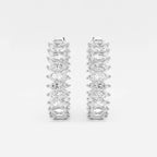 Marquise Lab Grown Diamond Inside Out Hoop Earrings