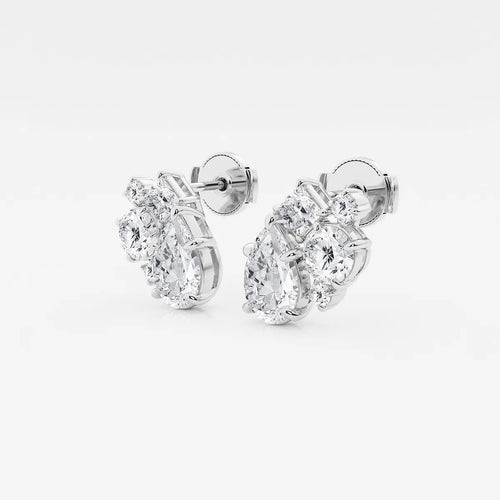 Five Stone Earrings