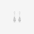 Pear Lab Grown Diamond Drop Earring Jackets