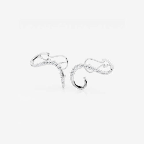 Curve Flow Wraparound Earrings