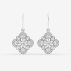 Marquise Lab Grown Diamond Vintage Inspired Earrings