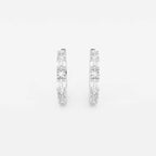 Multi-Shape Lab Grown Diamond Hoop Earrings