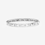 Emerald Lab Grown Diamond Bangle Bracelet
