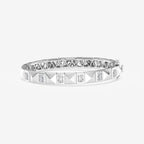 Emerald Lab Grown Diamond Bangle Bracelet