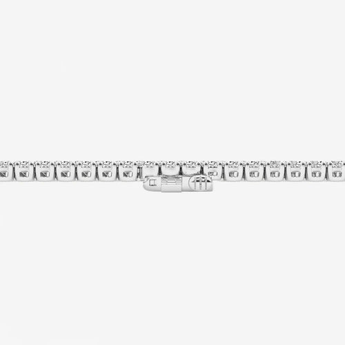 Pear Lab Grown Diamond Double Row Interlocking Bracelet
