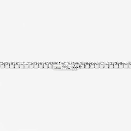 Emerald Lab Grown Diamond Five Stations Tennis Bracelet