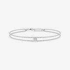 Princess Lab Grown Diamond Chain Bracelet