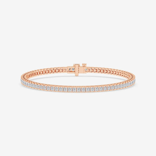 Princess Lab Grown Diamond Tennis Bracelet