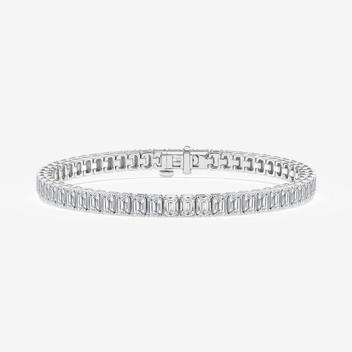 Emerald Lab Grown Diamond Tennis Bracelet