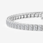 Emerald Lab Grown Diamond Tennis Bracelet