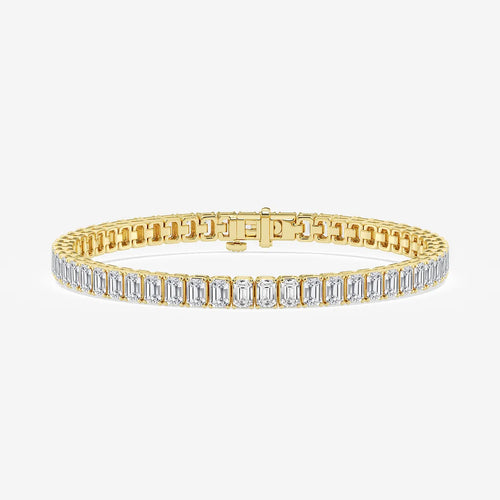 Emerald Lab Grown Diamond Tennis Bracelet