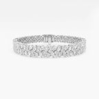 Round, Pear, Marquise Lab Grown Diamond Alternating Bracelet