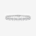 Marquise and Round Lab Grown Diamond XO Bracelet