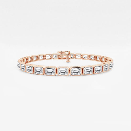 Emerald Lab Grown Diamond East-West Bracelet