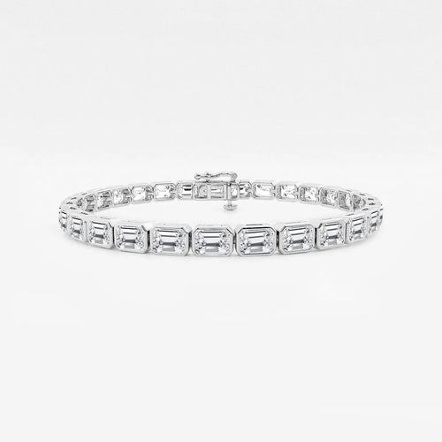 Emerald Lab Grown Diamond East-West Bracelet