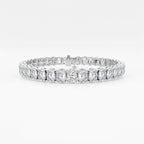 Oval Lab Grown Diamond Tennis Bracelet