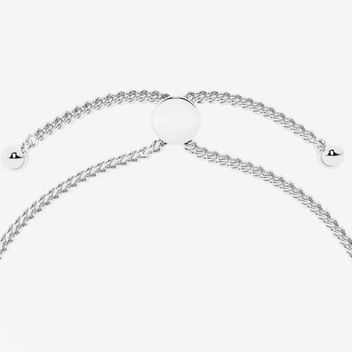 Princess Lab Grown Diamond Stagger Nine Stone Bolo Bracelet