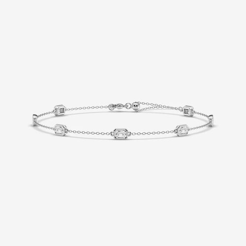 Emerald Lab Grown Diamond Anklet