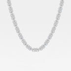 Marquise Lab Grown Diamond Floral Tennis Necklace