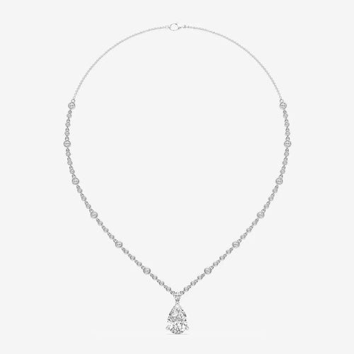 Pear Lab Grown Diamond Necklace
