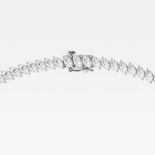 Marquise Lab Grown Diamond Marquise Tennis Necklace