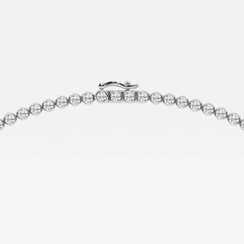 Marquise Lab Grown Diamond Single Station Tennis Necklace