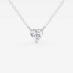 Heart Lab Grown Diamond Solitaire Pendant