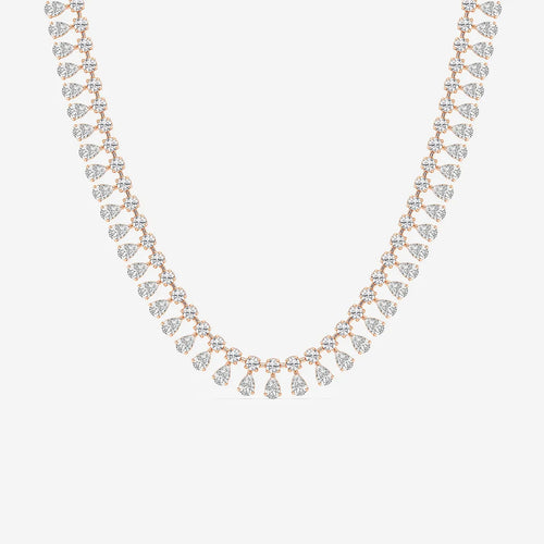 Pear Lab Grown Diamond Choker Necklace
