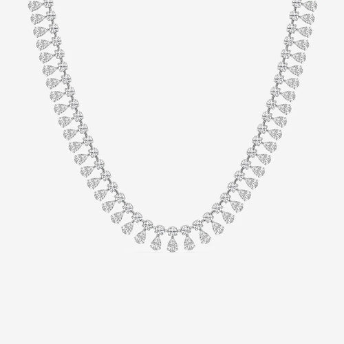 Pear Lab Grown Diamond Choker Necklace