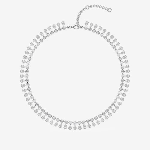 Pear Lab Grown Diamond Choker Necklace