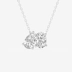 Toi Et Moi Oval and Pear Pendant