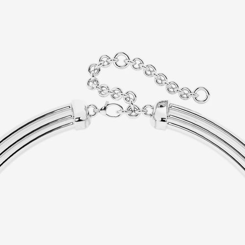 Emerald Lab Grown Diamond Graduated Cleopatra Choker Necklace
