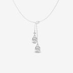 Pear Lab Grown Diamond Knot Pendant