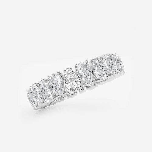 Pear Lab Grown Diamond Eternity Band