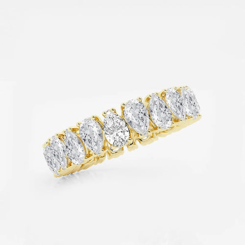 Pear Lab Grown Diamond Eternity Band