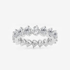 Heart Lab Grown Diamond Eternity Band