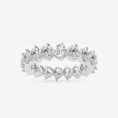 Heart Lab Grown Diamond Eternity Band