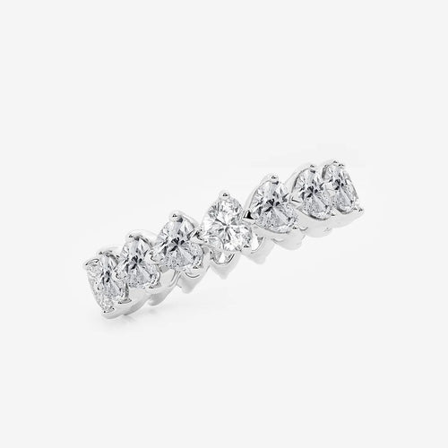 Heart Lab Grown Diamond Eternity Band