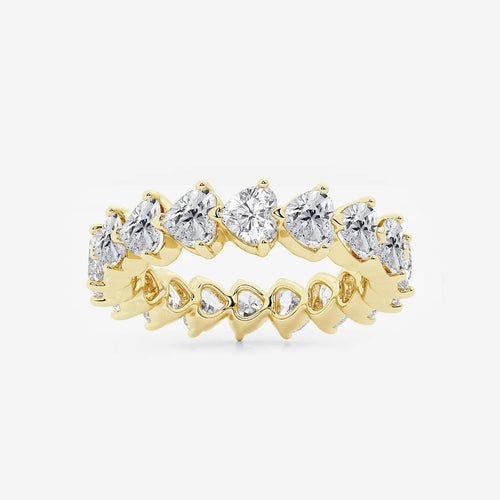 Heart Lab Grown Diamond Eternity Band