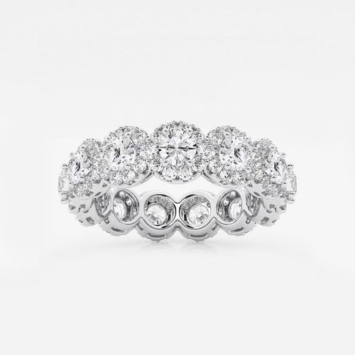 Round Lab Grown Diamond Eternity Band