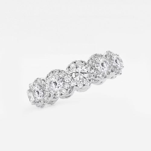 Round Lab Grown Diamond Eternity Band