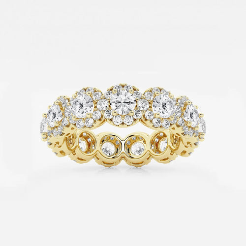 Round Lab Grown Diamond Eternity Band