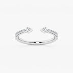 Round Lab Grown Diamond Open Wedding Band