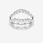 Oval Lab Grown Diamond Ring Enhancer