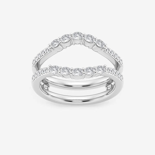 Oval Lab Grown Diamond Ring Enhancer