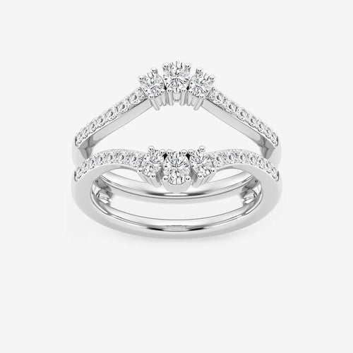 Oval Lab Grown Diamond Ring Enhancer