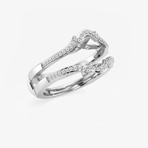 Round Lab Grown Diamond Crown Ring Enhancer
